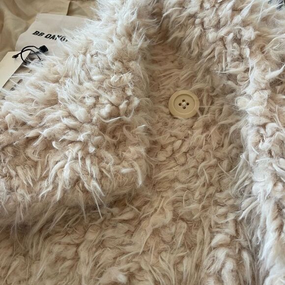 NWT BB Dakota Steve Madden Soft Serve Drape Front Coat - Picture 6 of 8